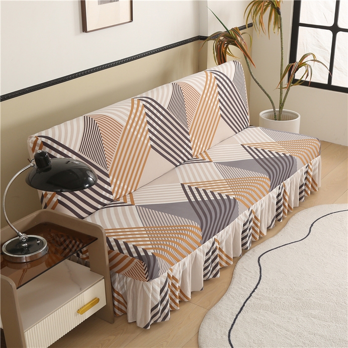 91家纺网 家纺一手货源 找家纺 （总）雅竹家纺 牛奶丝印花裙边沙发床套