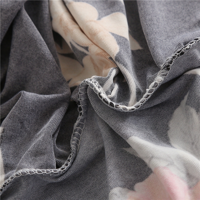 91家纺网 家纺一手货源 找家纺 雅竹家纺 牛奶丝印花裙边沙发床套 粉黛