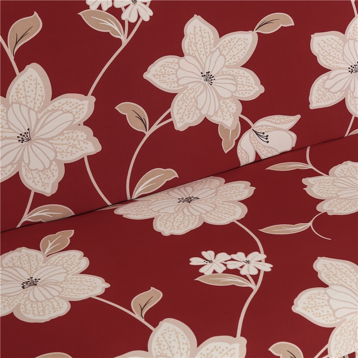 91家纺网 家纺一手货源 找家纺 雅竹家纺 牛奶丝印花裙边沙发床套 红藤