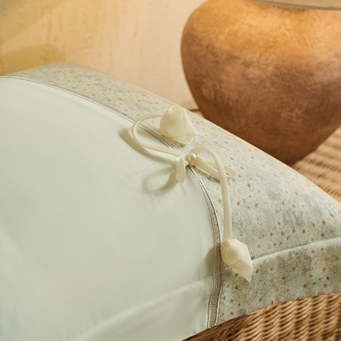 91家纺网 家纺一手货源 找家纺 （总）诗黛尔 2026春夏新款云朵棉梦屿花田系列四件套