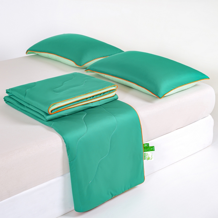 91家纺网 家纺一手货源 找家纺 爱彼家纺 2026春夏新款A类氨纶凉感丝西瓜大豆瓜瓜被夏被夏凉被空调被-系列二 瓜瓜被-西瓜绿