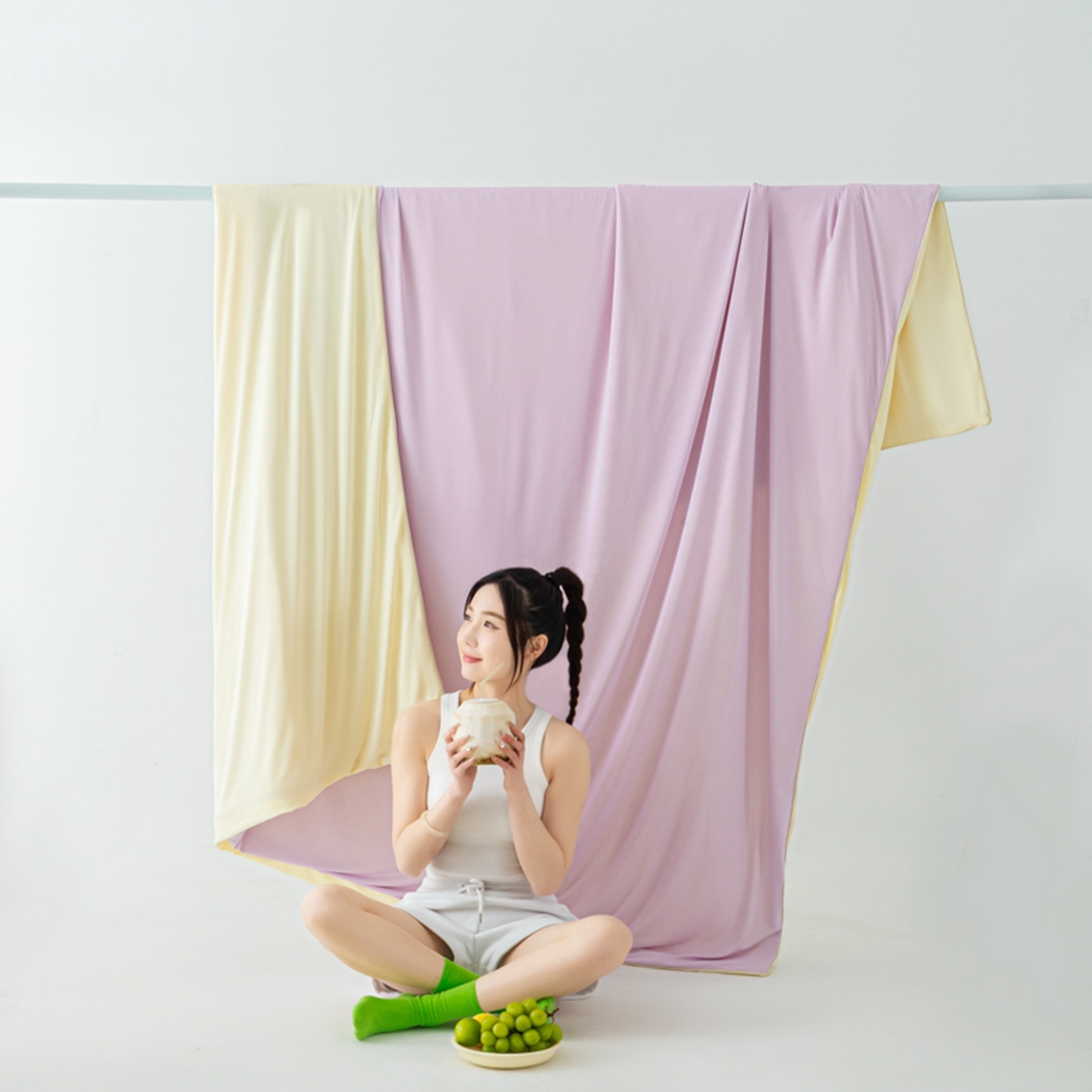 91家纺网 家纺一手货源 找家纺 爱彼家纺 2026夏季新款薄荷冰香凉感丝夏被夏凉被空调被-薄荷系列一 薄荷紫