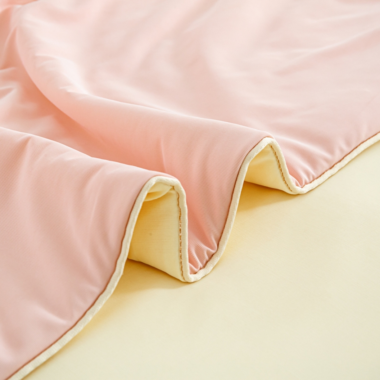 91家纺网 家纺一手货源 找家纺 爱彼家纺 2026夏季新款薄荷冰香凉感丝夏被夏凉被空调被-薄荷系列一 薄荷粉