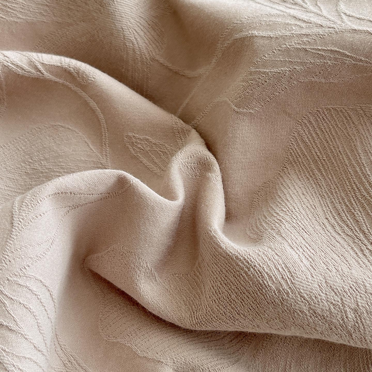 91家纺网 家纺一手货源 找家纺 帅露家纺 2026新款A类全棉纯棉亮面浮雕提花四件套 花柔玉净-金属灰