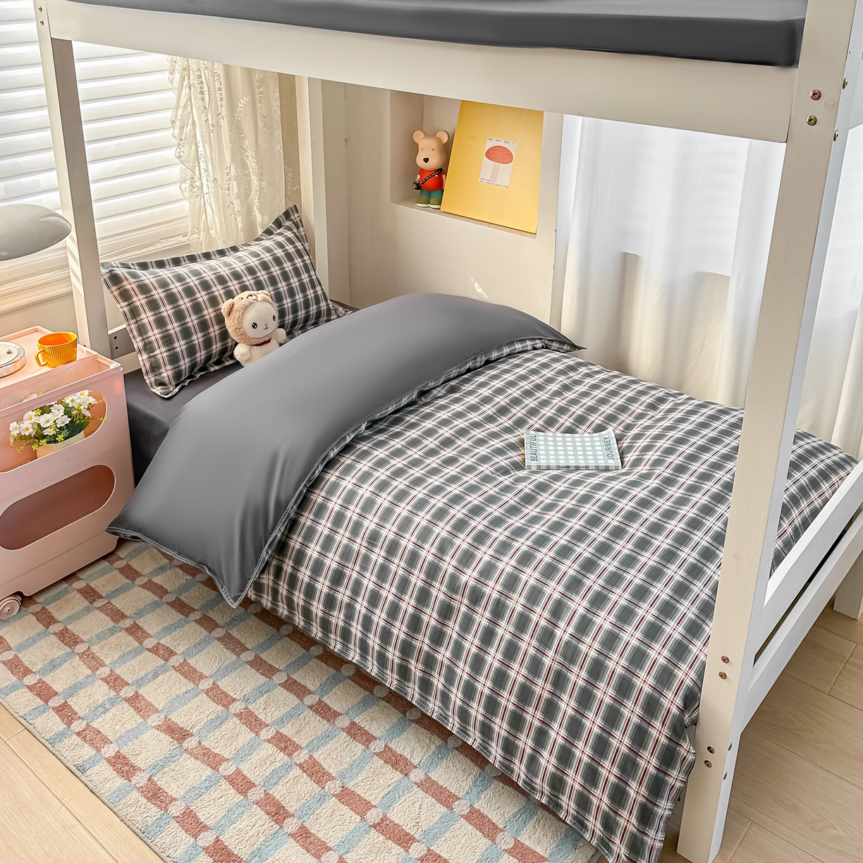 91家纺网 家纺一手货源 找家纺 （总）楠沐家纺 2026新款大学生宿舍多件套学生三件套被褥全套六件套床垫枕芯被芯四件套