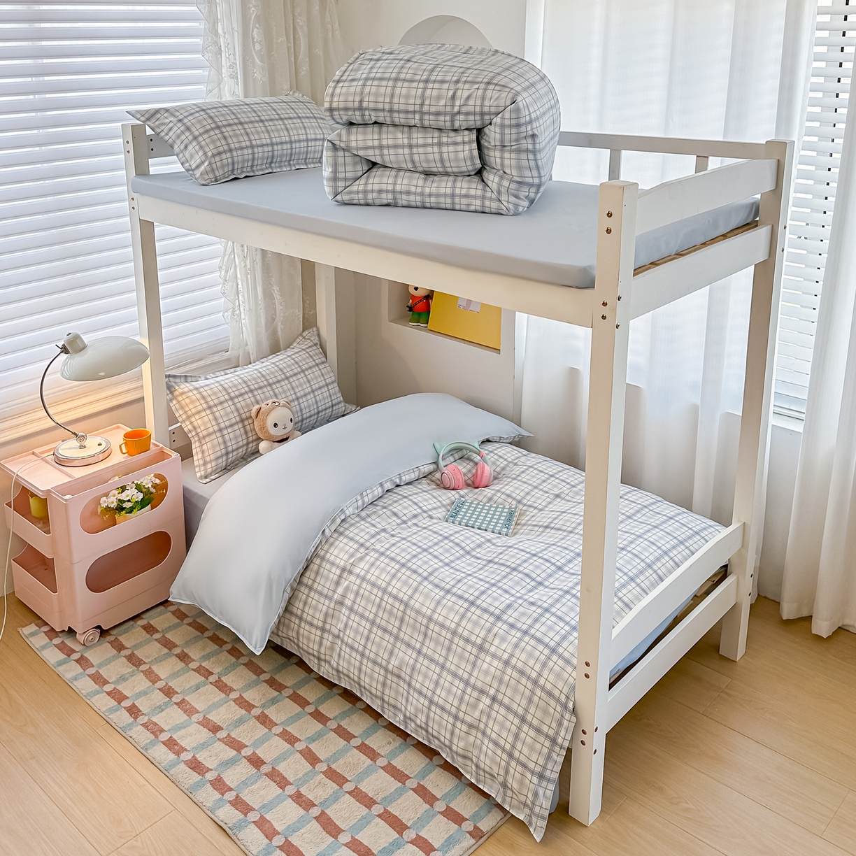 91家纺网 家纺一手货源 找家纺 （总）楠沐家纺 2026新款大学生宿舍多件套学生三件套被褥全套六件套床垫枕芯被芯四件套