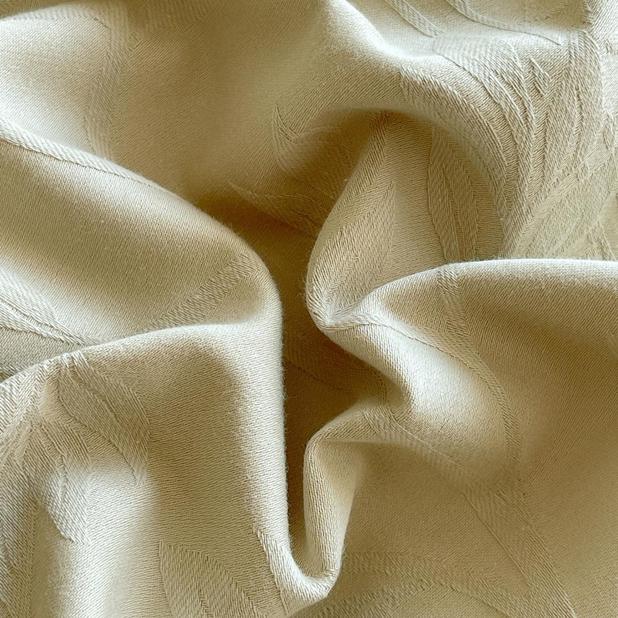 91家纺网 家纺一手货源 找家纺 帅露家纺 2026新款A类全棉纯棉亮面浮雕提花四件套 芊芊叶语-奶绿