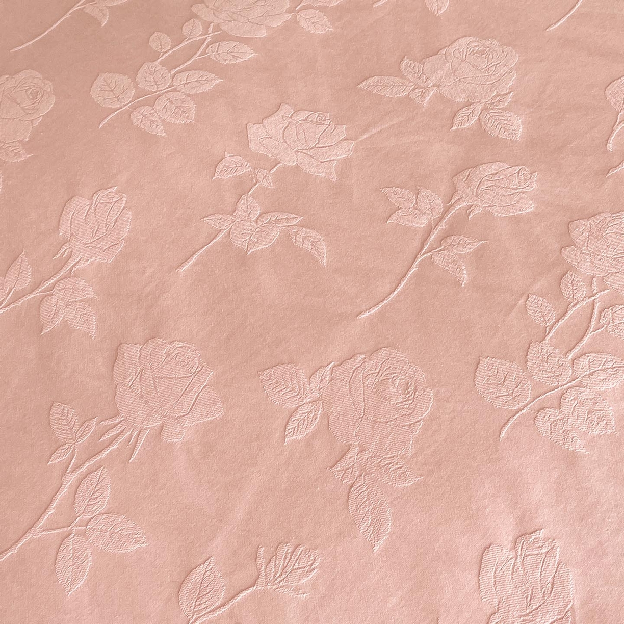 91家纺网 家纺一手货源 找家纺 帅露家纺 2026新款A类全棉纯棉亮面浮雕提花四件套 岁月留声-唯美粉