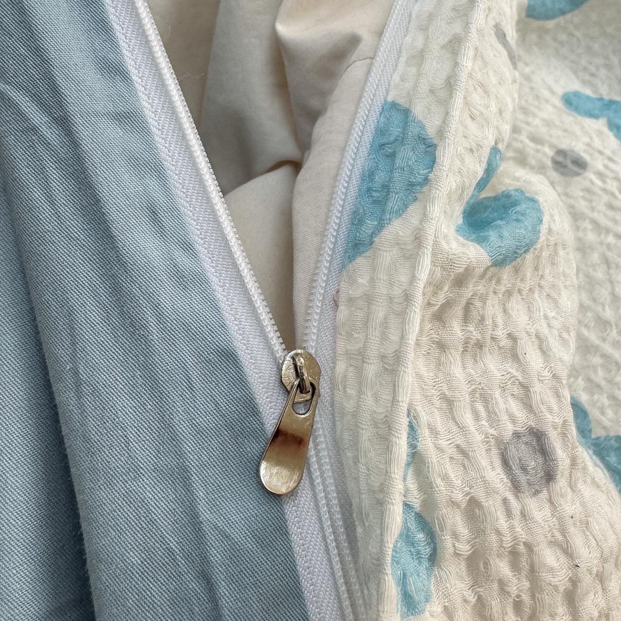 91家纺网 家纺一手货源 找家纺 （总）帅露家纺 2026新款全棉纯棉华夫格毛巾绣四件套