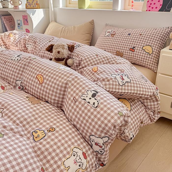 91家纺网 家纺一手货源 找家纺 （总）缦彩 2026新款卡通全棉纯棉被套单被套被套单件