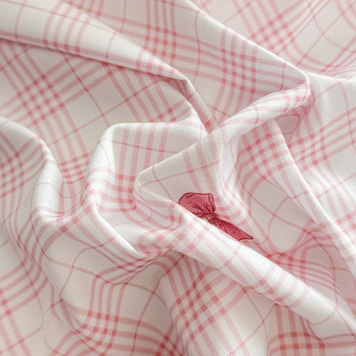 91家纺网 家纺一手货源 找家纺 缦彩 2026新款卡通全棉纯棉被套单被套被套单件 格纹蝴蝶