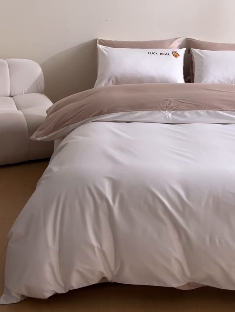 91家纺网 家纺一手货源 找家纺 （总）涵宸家纺 2026新款全棉工艺款四件套-北海道