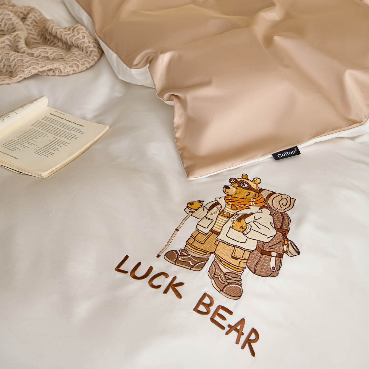 91家纺网 家纺一手货源 找家纺 涵宸家纺 2026新款全棉工艺款四件套-北海道 北海道-白