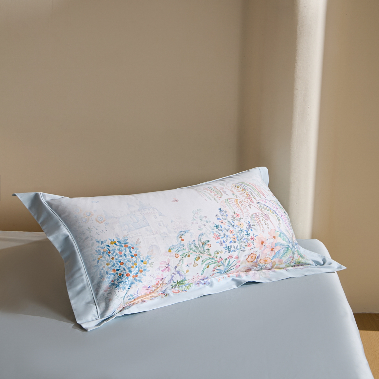 91家纺网 家纺一手货源 找家纺 （总）禾时 2026新款全棉纯棉数码印花埋绳款四件套