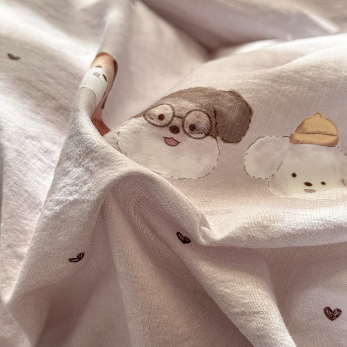 91家纺网 家纺一手货源 找家纺 （总）丽美人家纺 2026新款A类皱皱纱双层印花单被套