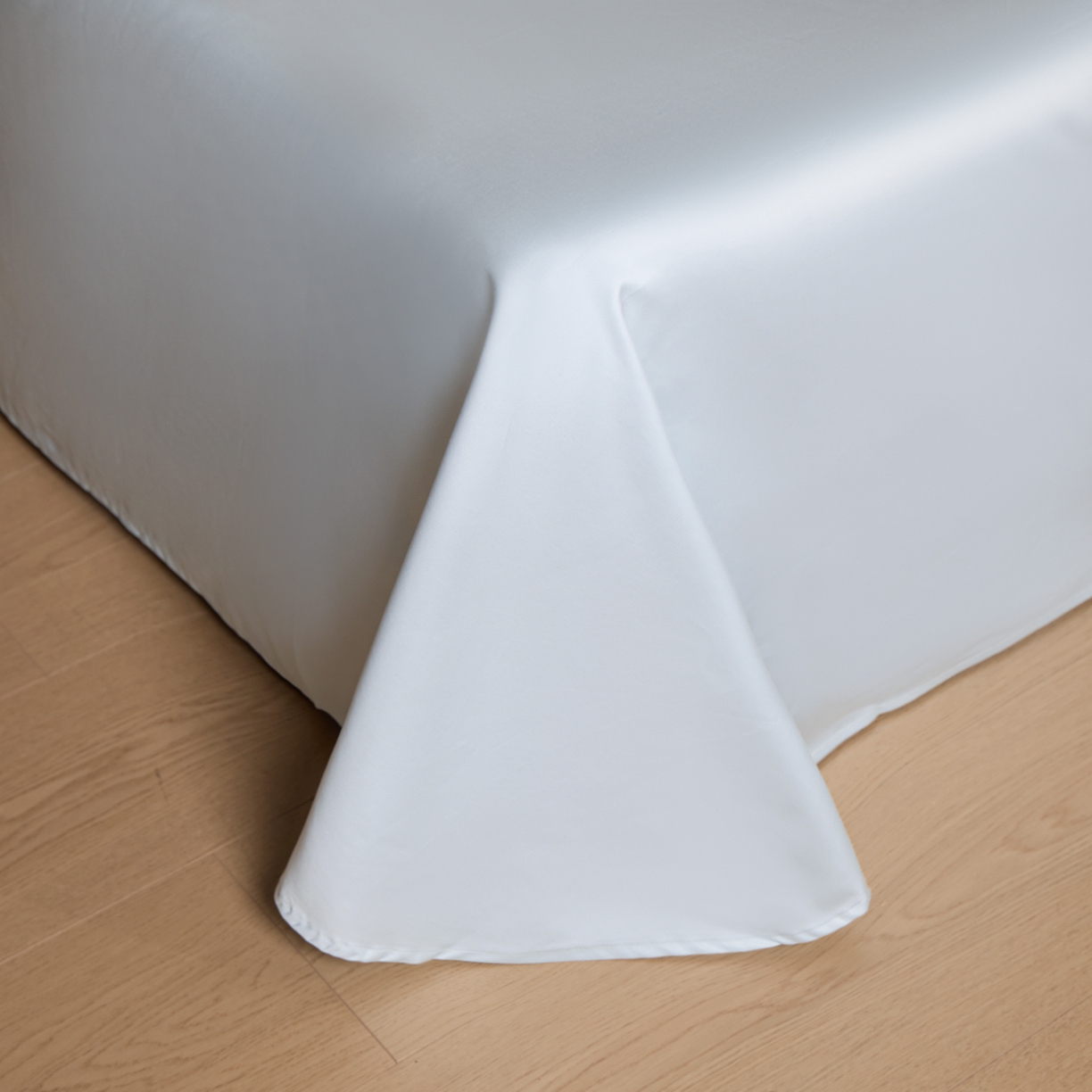 91家纺网 家纺一手货源 找家纺 禾时 2026新款全棉纯棉数码印花埋绳款四件套 春蔓樱（蓝）