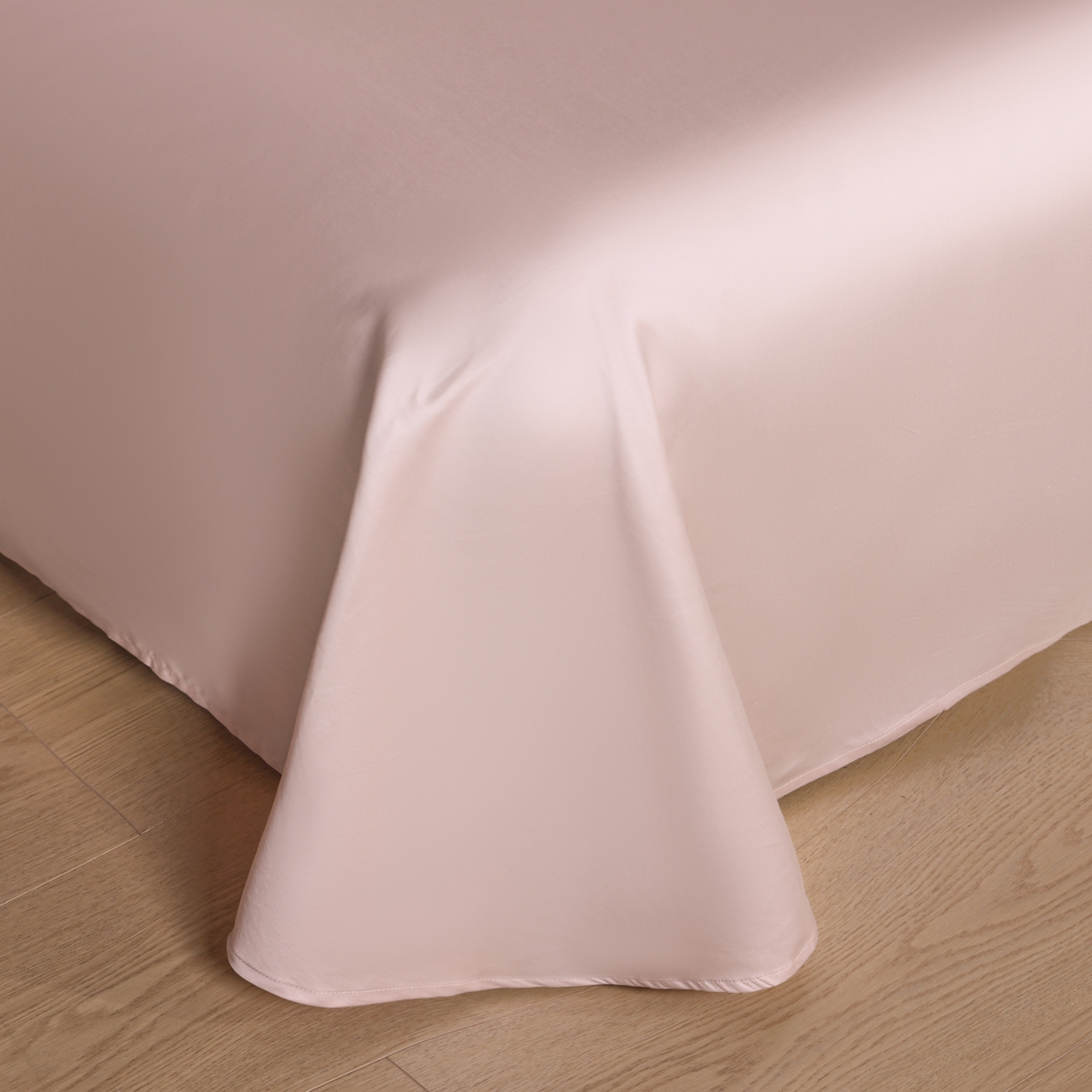 91家纺网 家纺一手货源 找家纺 禾时 2026新款全棉纯棉数码印花埋绳款四件套 绯花若梦（粉）