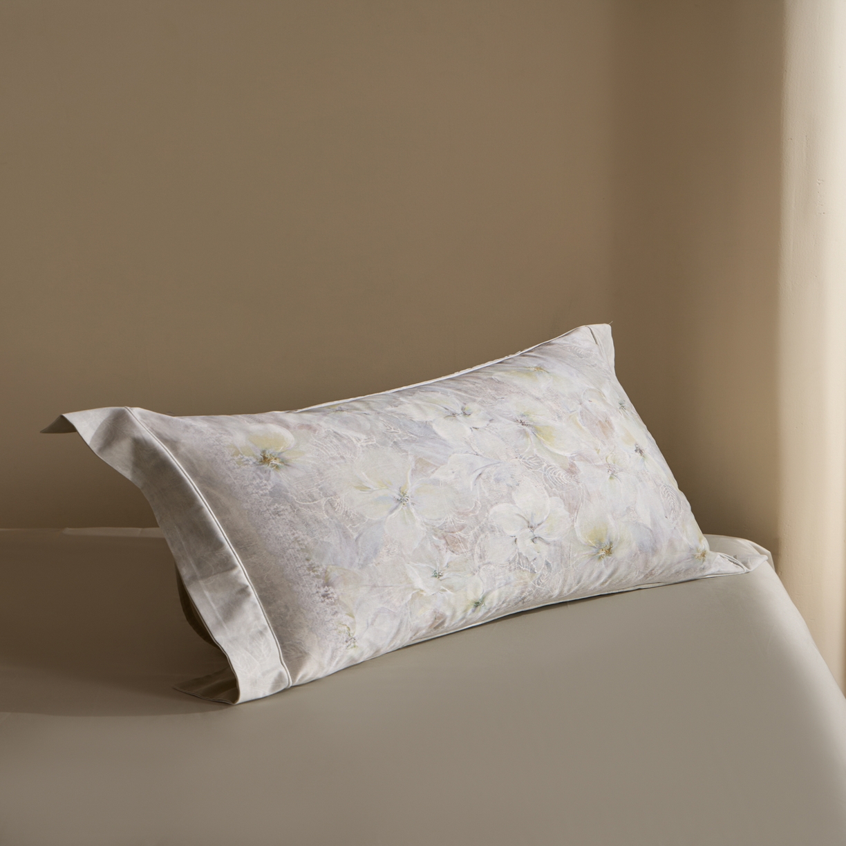 91家纺网 家纺一手货源 找家纺 禾时 2026新款全棉纯棉数码印花埋绳款四件套 绯花若梦（绿）