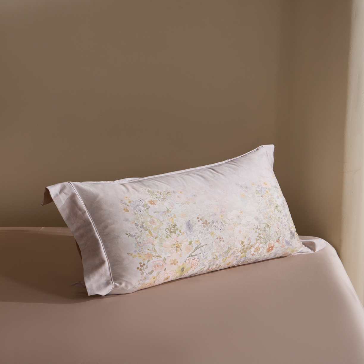 91家纺网 家纺一手货源 找家纺 禾时 2026新款全棉纯棉数码印花埋绳款四件套 花笺梦语（绿）