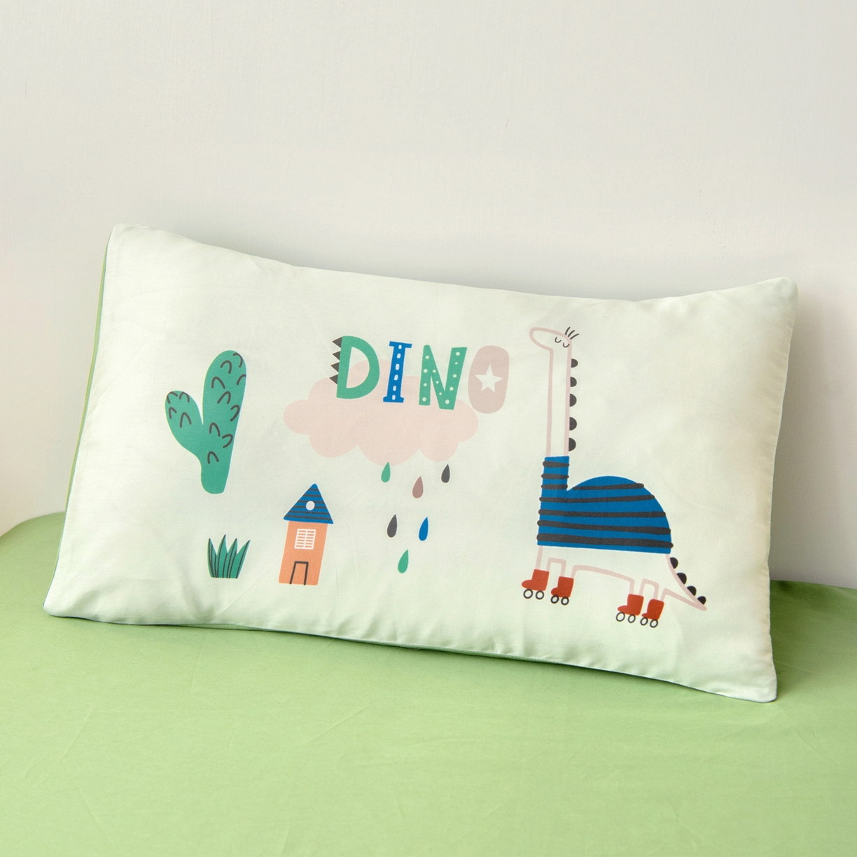 91家纺网 家纺一手货源 找家纺 御棉坊 2026新款60S全棉数码印花幼儿园儿童套件宝宝入园午睡被芯三件套 滑板派对