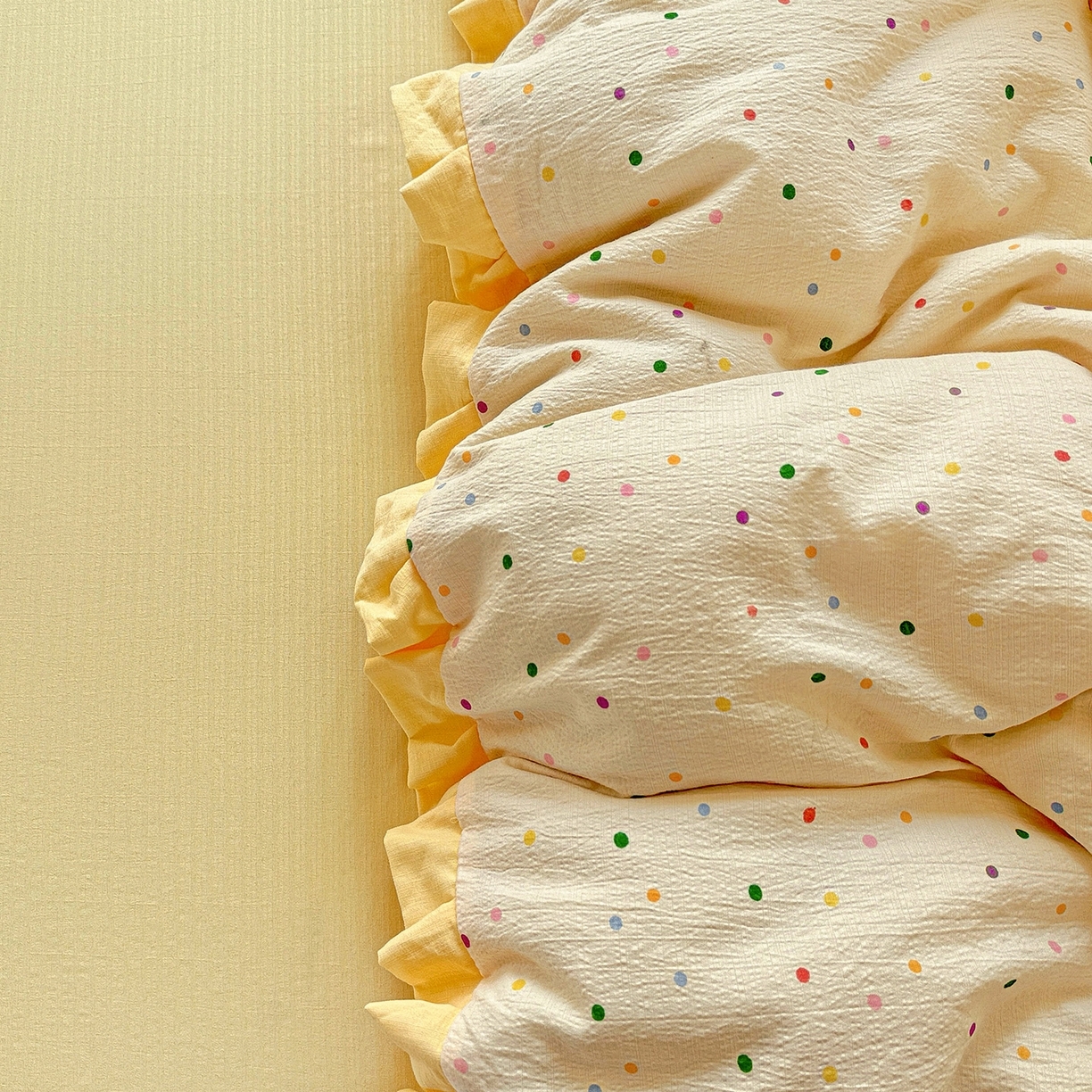 91家纺网 家纺一手货源 找家纺 （总）迪梦姿家纺 2026新款印花云感双层纱四件套