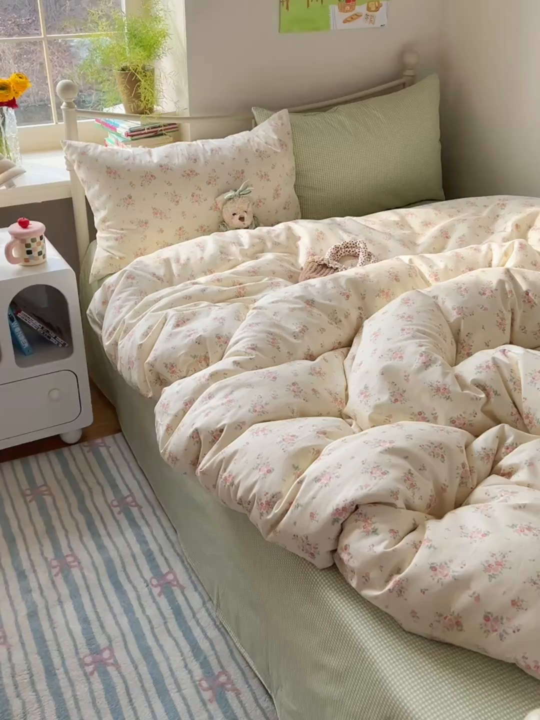 91家纺网 家纺一手货源 找家纺 （总）瑞莱 2025全新纯棉清新小碎花四件套