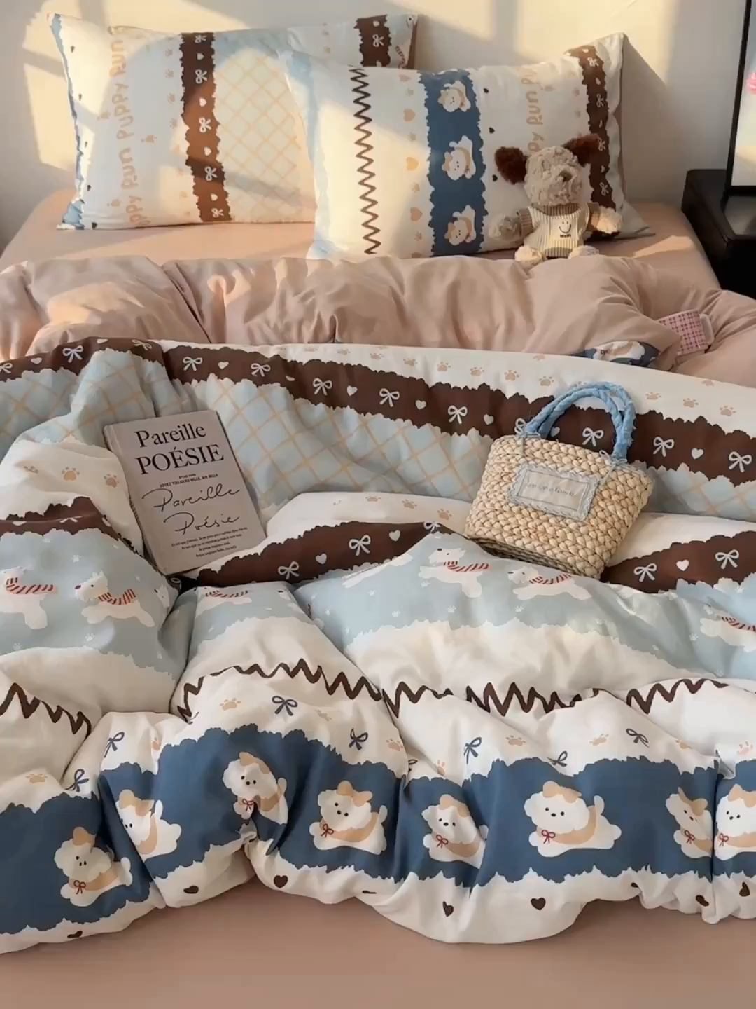 91家纺网 家纺一手货源 找家纺 （总）沐芷 2026 【提供买家秀】A类水洗棉被套单件被罩 单人1.5x2.0  双人2.0x2.3