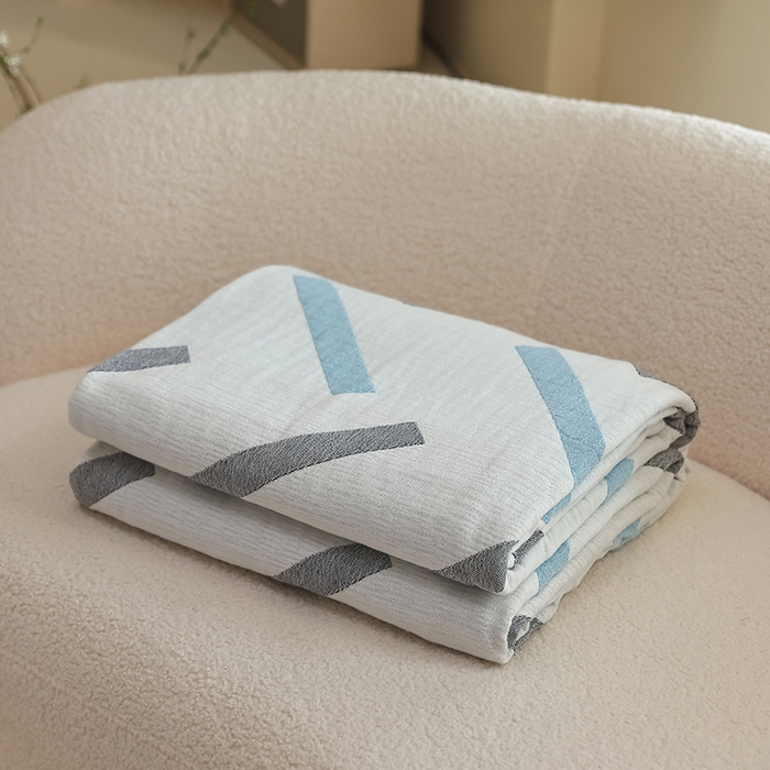 91家纺网 家纺一手货源 找家纺 （总）朴尔家纺-毛巾被 2026新款西部民族风全棉纯棉三层纱布毛巾被-朴尔经典款常年备货