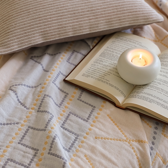 91家纺网 家纺一手货源 找家纺 朴尔家纺-毛巾被 2026新款西部民族风全棉纯棉三层纱布毛巾被-朴尔经典款常年备货 贝拉-黄