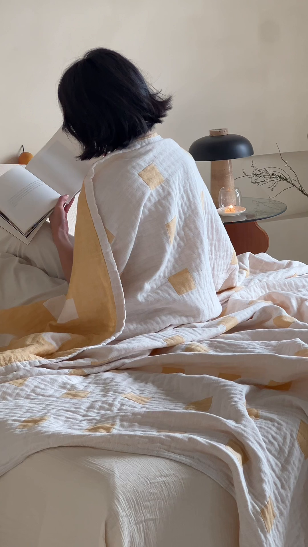 91家纺网 家纺一手货源 找家纺 朴尔家纺-毛巾被 2026新款西部民族风全棉纯棉三层纱布毛巾被-朴尔经典款常年备货 克罗克-黄