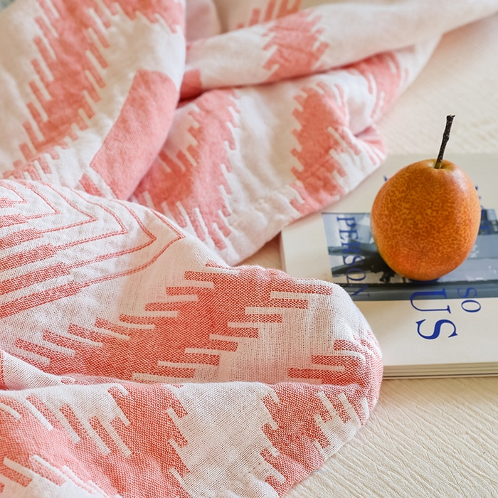 91家纺网 家纺一手货源 找家纺 朴尔家纺-毛巾被 2026新款西部民族风全棉纯棉三层纱布毛巾被-朴尔经典款常年备货 里斯本