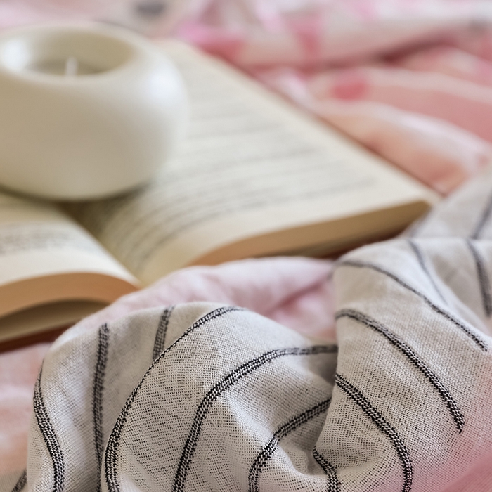 91家纺网 家纺一手货源 找家纺 朴尔家纺-毛巾被 2026新款西部民族风全棉纯棉三层纱布毛巾被-朴尔经典款常年备货 麦卡西-粉