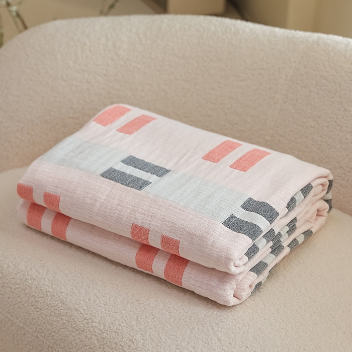 朴尔家纺-毛巾被 2026新款西部民族风全棉纯棉三层纱布毛巾被-朴尔经典款常年备货 莫利