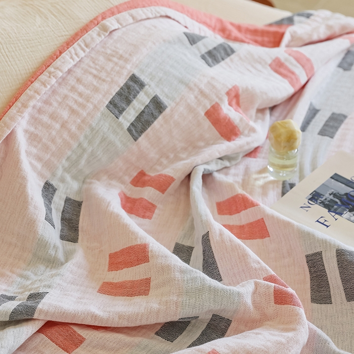 91家纺网 家纺一手货源 找家纺 朴尔家纺-毛巾被 2026新款西部民族风全棉纯棉三层纱布毛巾被-朴尔经典款常年备货 莫利