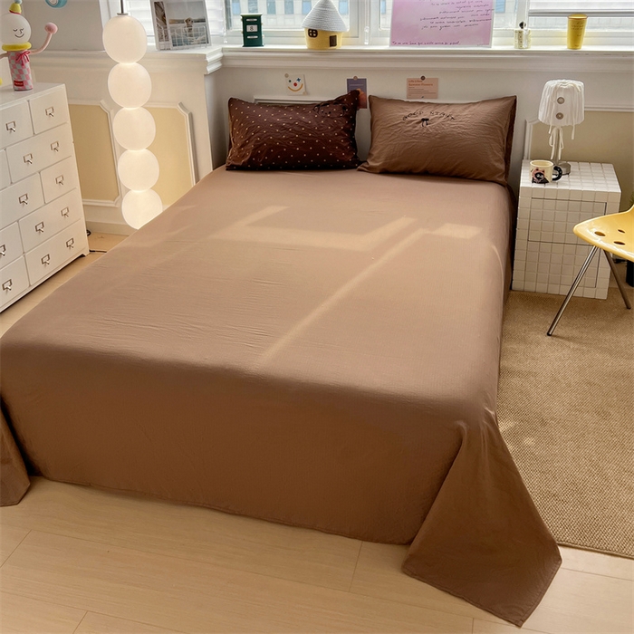 91家纺网 家纺一手货源 找家纺 繁花家居 2026新款云感泡芙棉邹邹木棉可爱童趣贴布绣毛巾绣四件套 炸猫狗