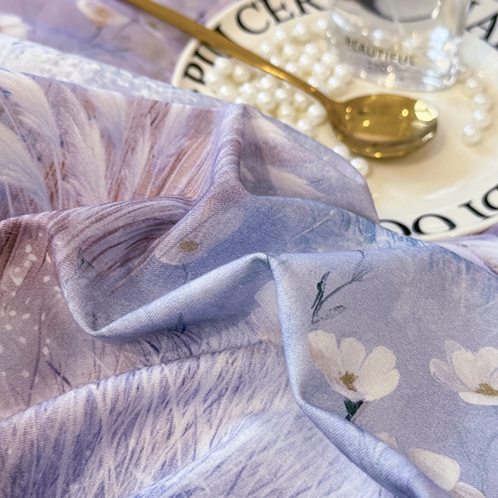 91家纺网 家纺一手货源 找家纺 优迈 2026新款全棉纯棉磨毛数码印花四件套 秋意浓