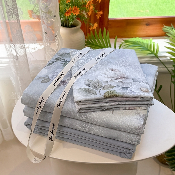 91家纺网 家纺一手货源 找家纺 优迈 2026新款全棉纯棉磨毛数码印花四件套 镜中花