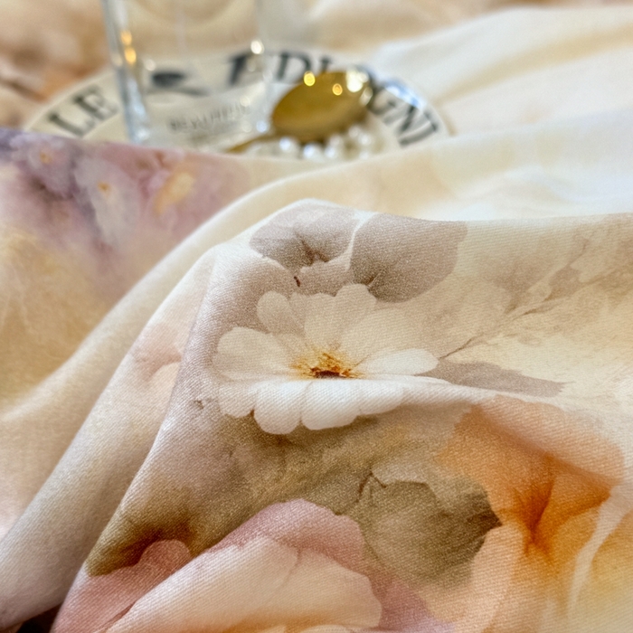 91家纺网 家纺一手货源 找家纺 优迈 2026新款全棉纯棉磨毛数码印花四件套 沁心