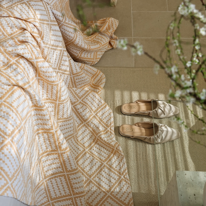 91家纺网 家纺一手货源 找家纺 朴尔家纺-毛巾被 2026新款格调简约风全棉纯棉三层纱布毛巾被-朴尔经典款常年备货 曼城时光-黄