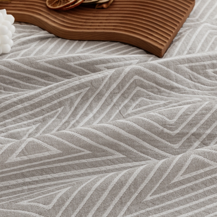 91家纺网 家纺一手货源 找家纺 朴尔家纺-毛巾被 2026新款格调简约风全棉纯棉三层纱布毛巾被-朴尔经典款常年备货 普韦布洛-浅灰