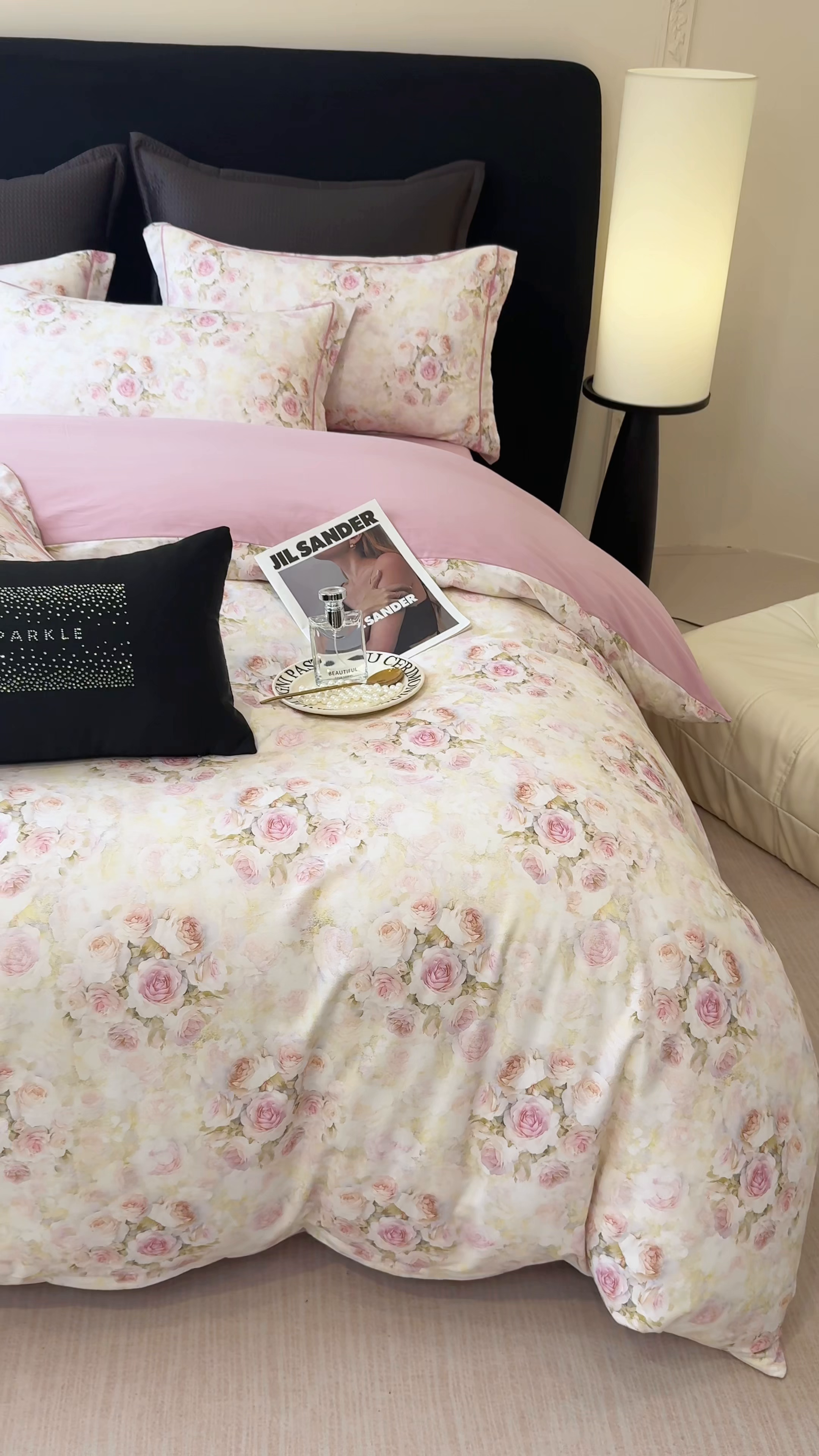 91家纺网 家纺一手货源 找家纺 优迈 2026新款全棉纯棉磨毛数码印花四件套 茵曼