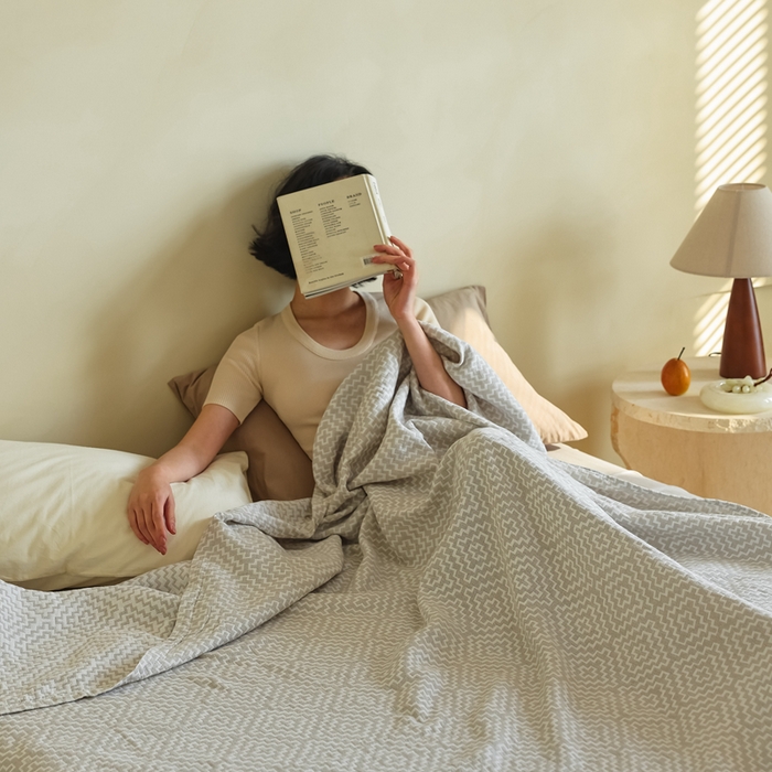 91家纺网 家纺一手货源 找家纺 朴尔家纺-毛巾被 2026新款格调简约风全棉纯棉三层纱布毛巾被-朴尔经典款常年备货 西西里-灰