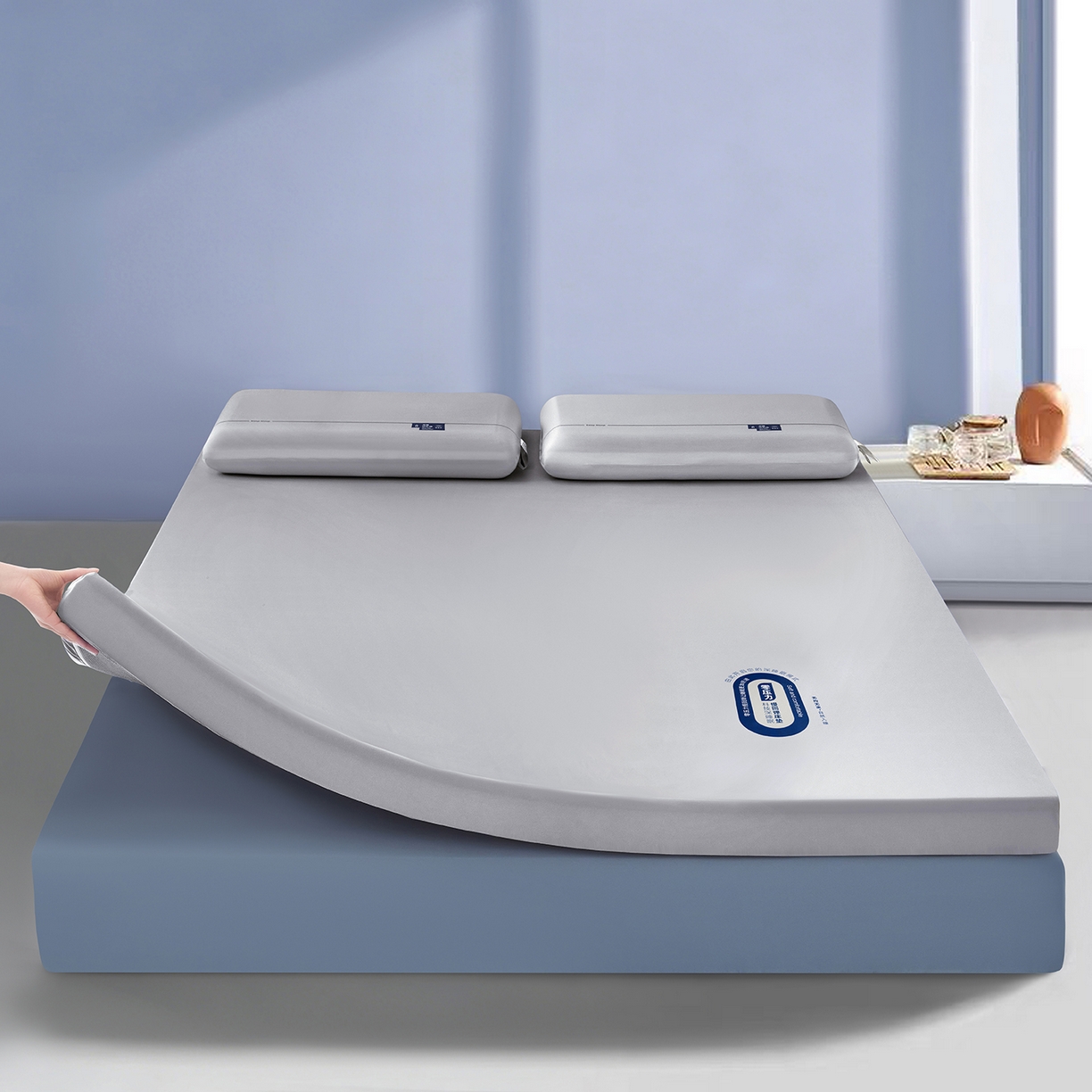 91家纺网 家纺一手货源 找家纺 （总）美丽折家纺 2026新品【某朵同款】星级酒店慢回弹记忆棉床垫 支持定做特殊尺寸