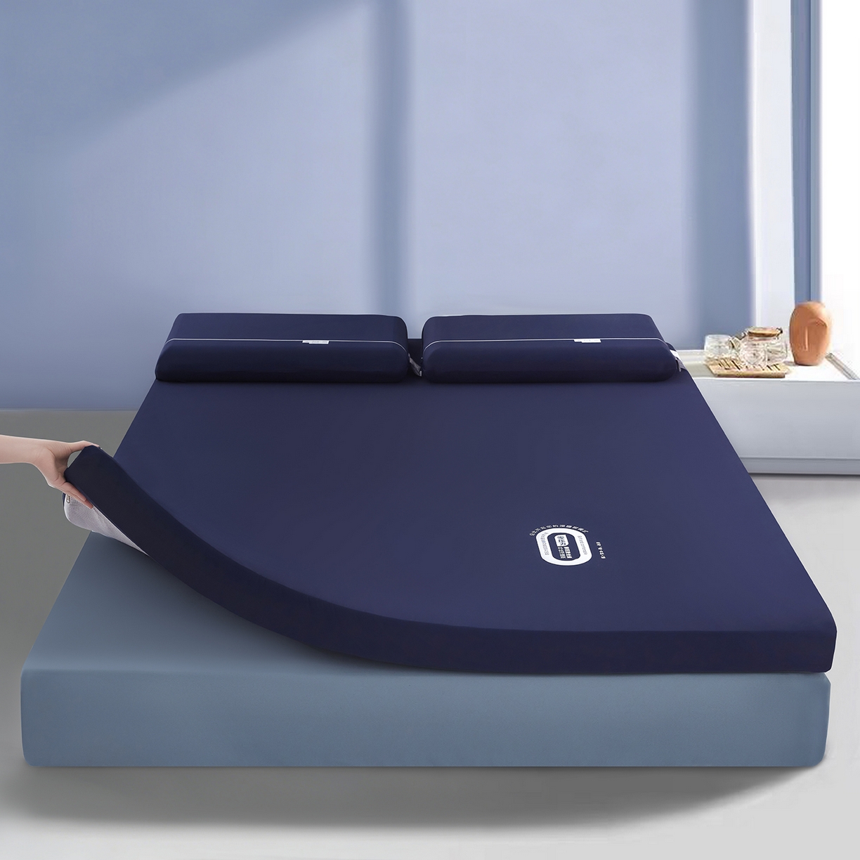 91家纺网 家纺一手货源 找家纺 （总）美丽折家纺 2026新品【某朵同款】星级酒店慢回弹记忆棉床垫 支持定做特殊尺寸