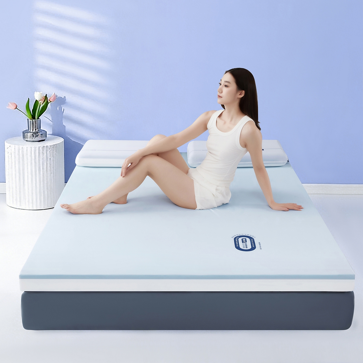 91家纺网 家纺一手货源 找家纺 （总）美丽折家纺 2026新品【某朵同款】星级酒店慢回弹记忆棉床垫 支持定做特殊尺寸