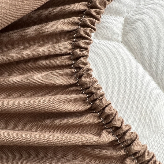 91家纺网 家纺一手货源 找家纺 赛丽雅 2026新款夹棉床笠三件套加厚床垫保护套 格子熊