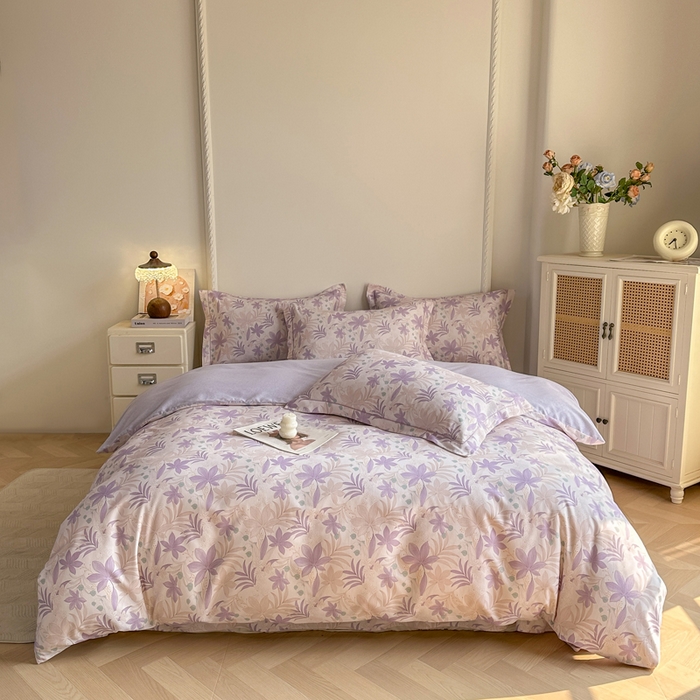 91家纺网 家纺一手货源 找家纺 （总）凌鼎  2026新款混纺加厚磨毛四件套