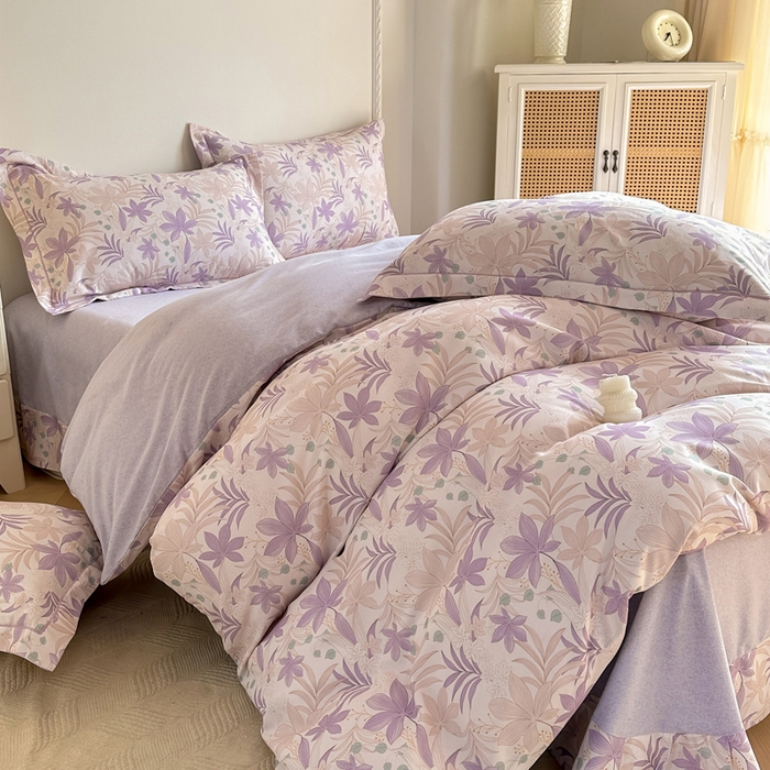 91家纺网 家纺一手货源 找家纺 （总）凌鼎  2026新款混纺加厚磨毛四件套