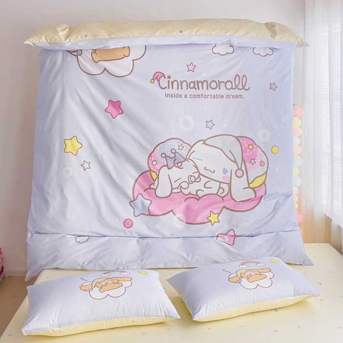 91家纺网 家纺一手货源 找家纺 （总）朵希曼 2026新款正版授权全棉大版数码印花三丽鸥系列四件套