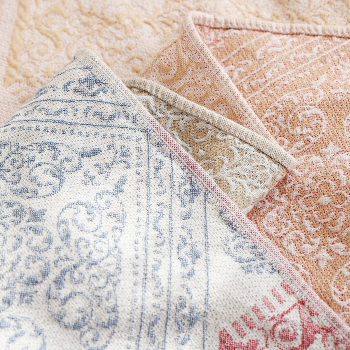 91家纺网 家纺一手货源 找家纺 （总）朴尔家纺-毛巾被 2026新款素臻风流苏花边全棉纯棉四层水洗纱布毛巾被-朴尔经典款常年备货